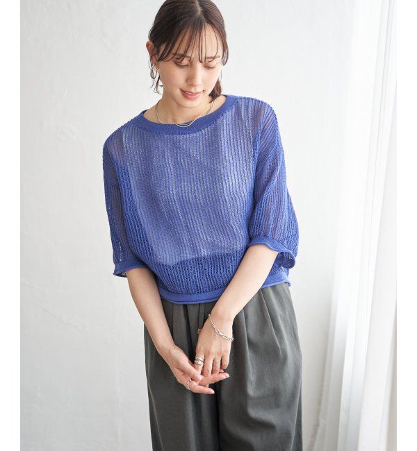 ikka「メッシュニットアンサンブル」|ニット・セーター|
