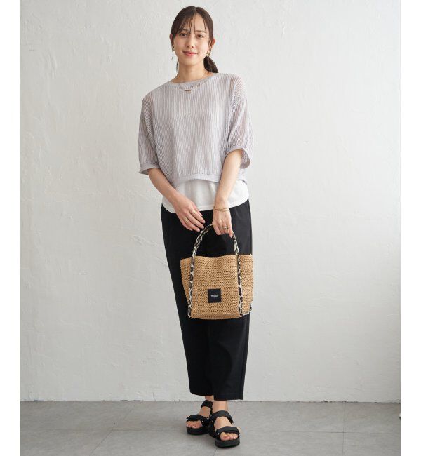 ikka「メッシュニットアンサンブル」|ニット・セーター|