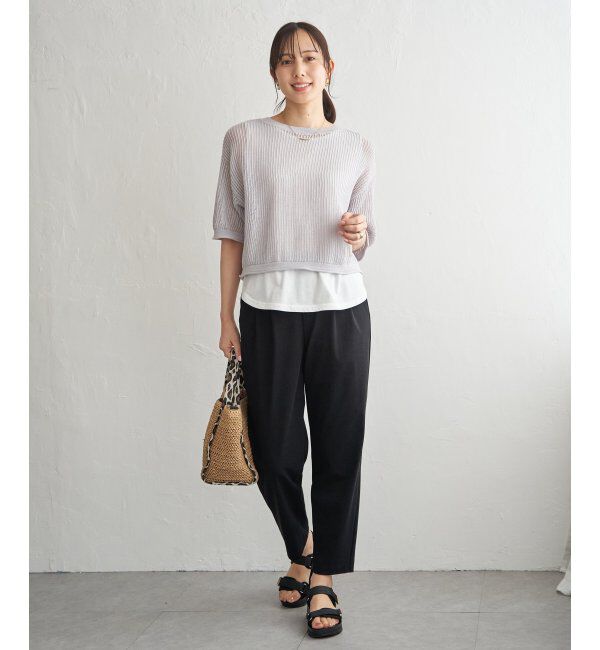 ikka「メッシュニットアンサンブル」|ニット・セーター|