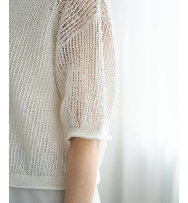 ikka「メッシュニットアンサンブル」|ニット・セーター|