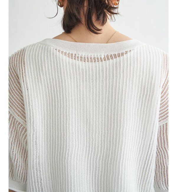 ikka「メッシュニットアンサンブル」|ニット・セーター|