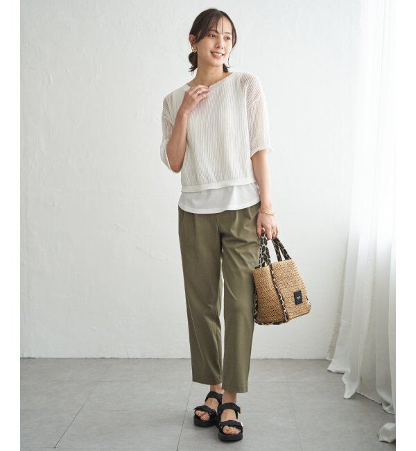 ikka「メッシュニットアンサンブル」|ニット・セーター|