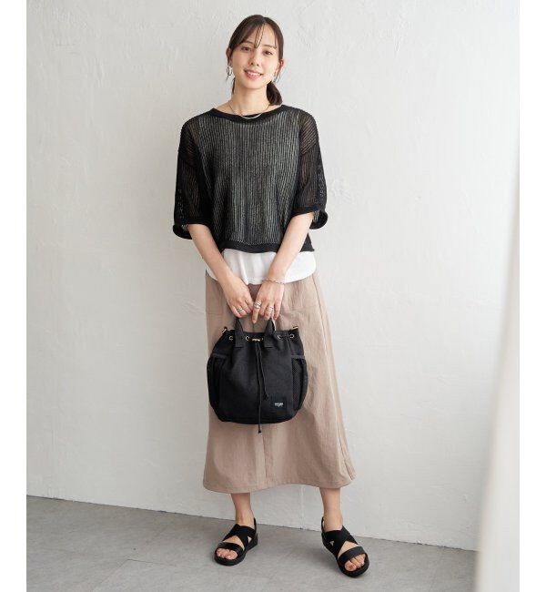 ikka「メッシュニットアンサンブル」|ニット・セーター|