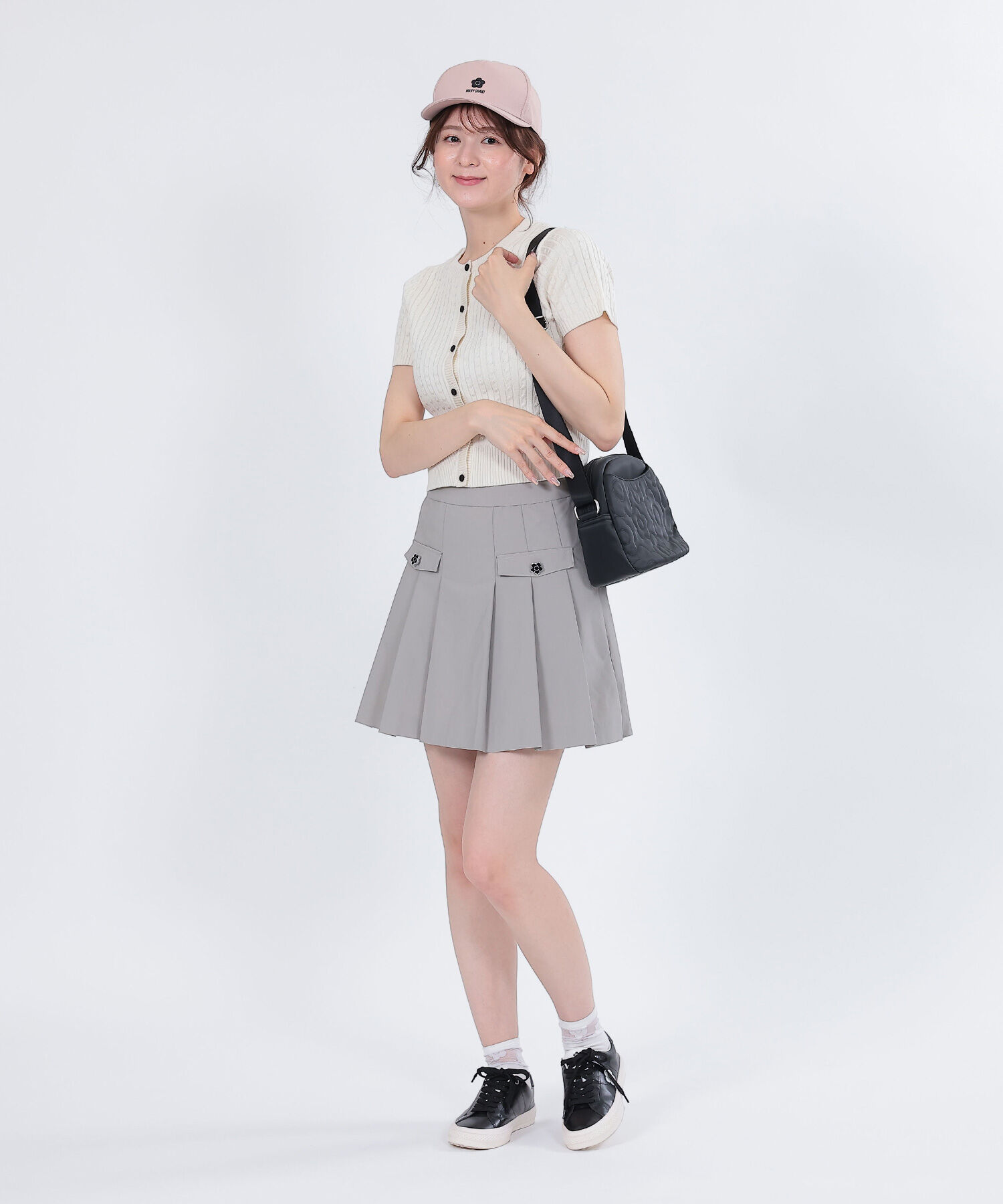 MARY QUANT「デイジーランダムキルト ショルダー」|ショルダー・メッセンジャー|