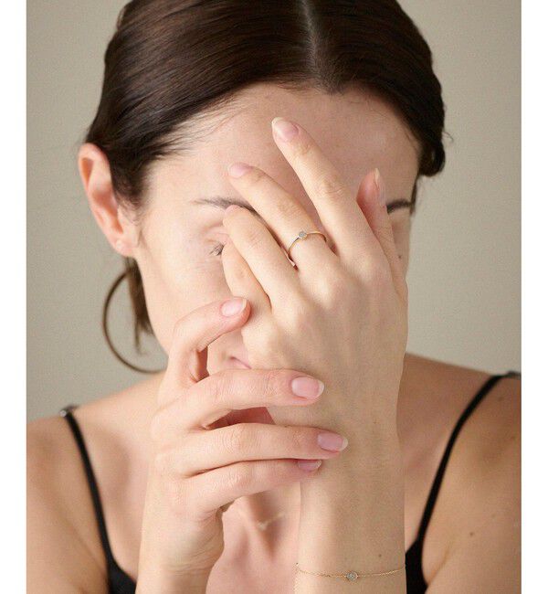 ete「K10YG ブリリアント ブラウンダイヤモンド リング」|リング|