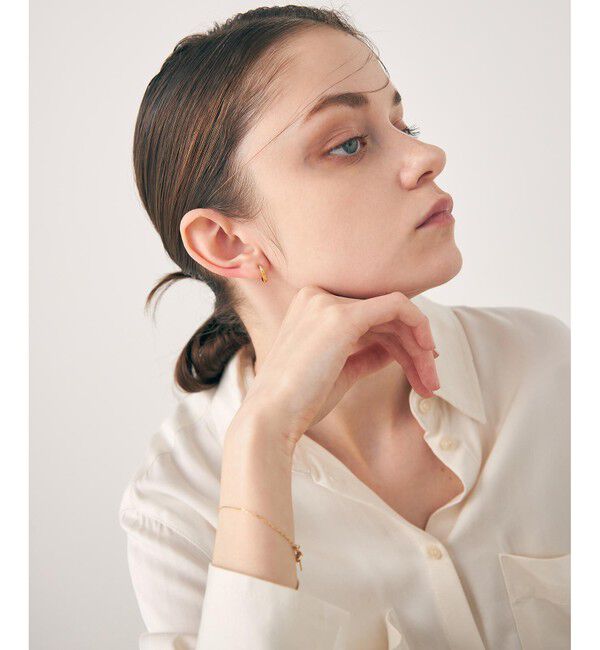 ete「ラウンド リバーシブルイヤリング」|イヤリング|