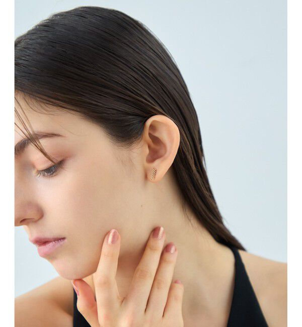 ete「[レースライン] K18YG ピアス」|ピアス|