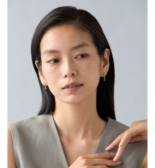 Jouete「ピアス ボールチェーン コンビカラー」|ピアス|