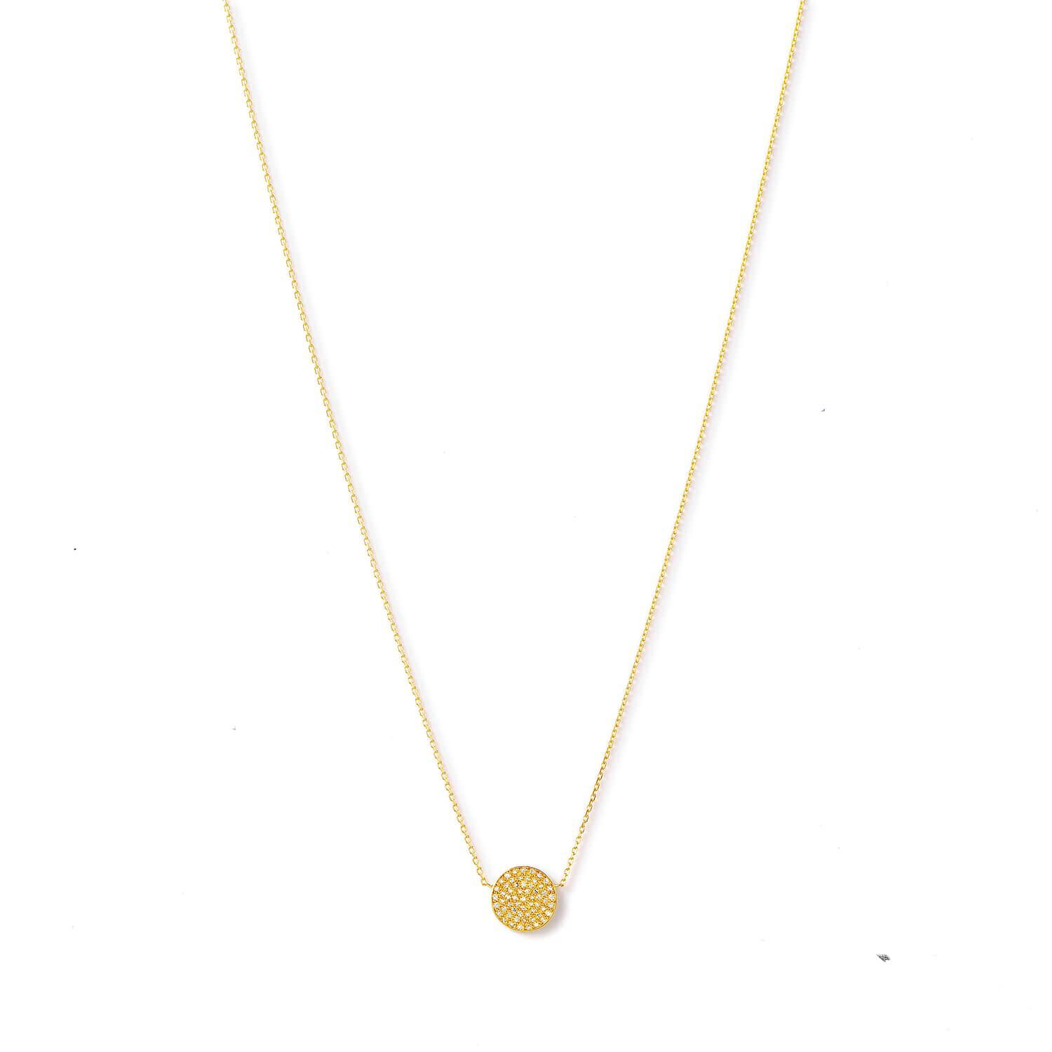 agete「K18ダイヤモンドネックレス」|ネックレス|