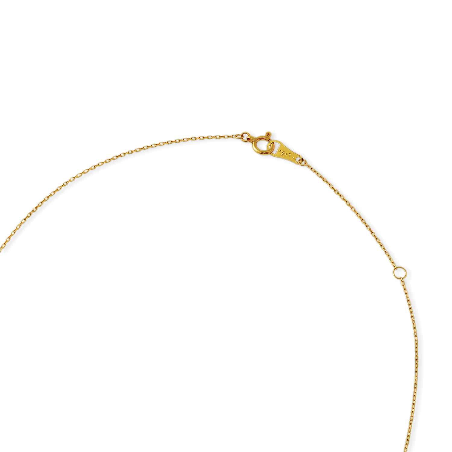 agete「K18ダイヤモンドネックレス」|ネックレス|