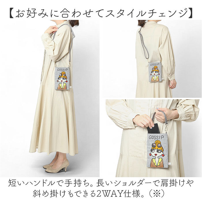 BACKYARD FAMILY「スマホショルダーバッグ レディース 通販 Lyre バッグ スマホバッグ ミニショルダー」|ショルダー・メッセンジャー|