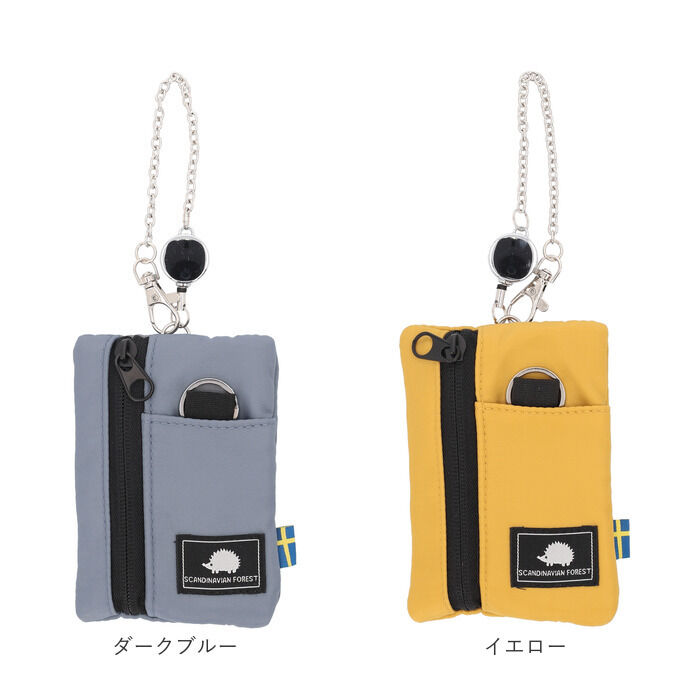 BACKYARD FAMILY「スカンジナビアンフォレスト 多機能 ポーチ 通販 リール付きポーチ 多機能ポーチ 小物入れ」|ポーチ|