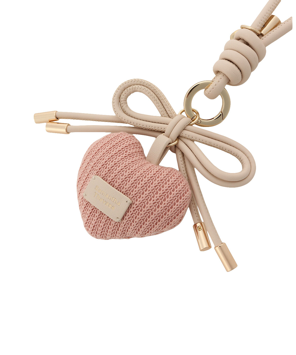 Samantha Thavasa「ハートモチーフリボンバッグチャーム」|チャーム・キーホルダー|