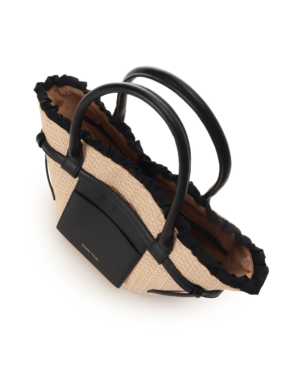 Samantha Thavasa「フロントポケットかごバッグ」|ハンドバッグ|