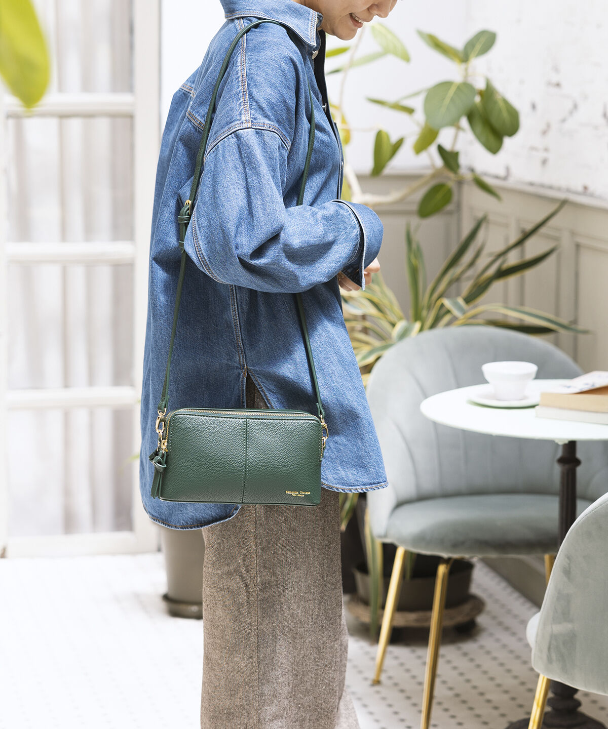 Samantha Thavasa Petit Choice「センターステッチウォレットショルダー」|ショルダー・メッセンジャー|