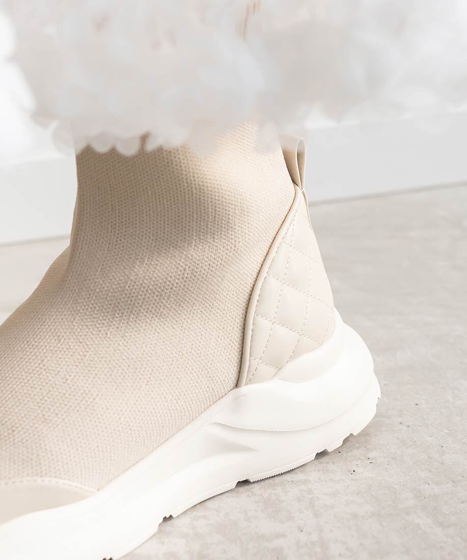  「【SUSTAINABLE】ボリュームソールソックススニーカー」|スニーカー|