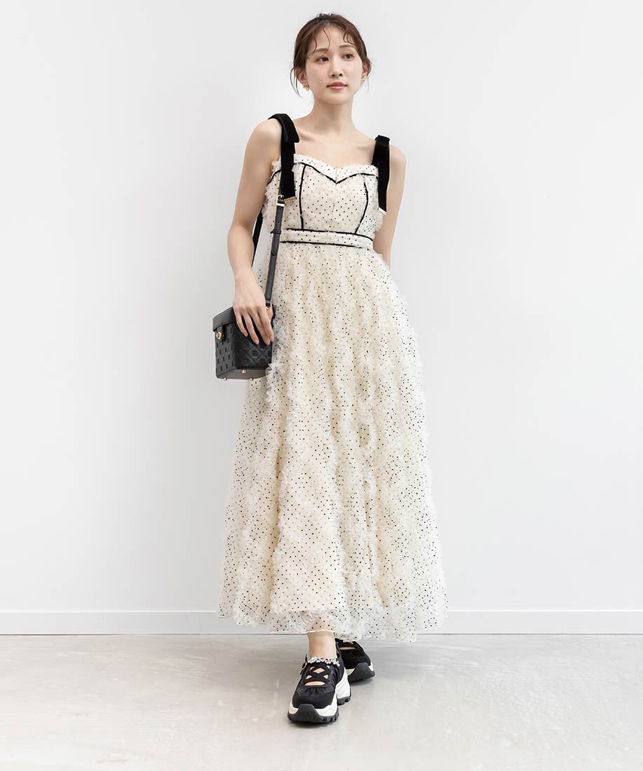  「ビジューベルトレースアップスニーカー」|スニーカー|