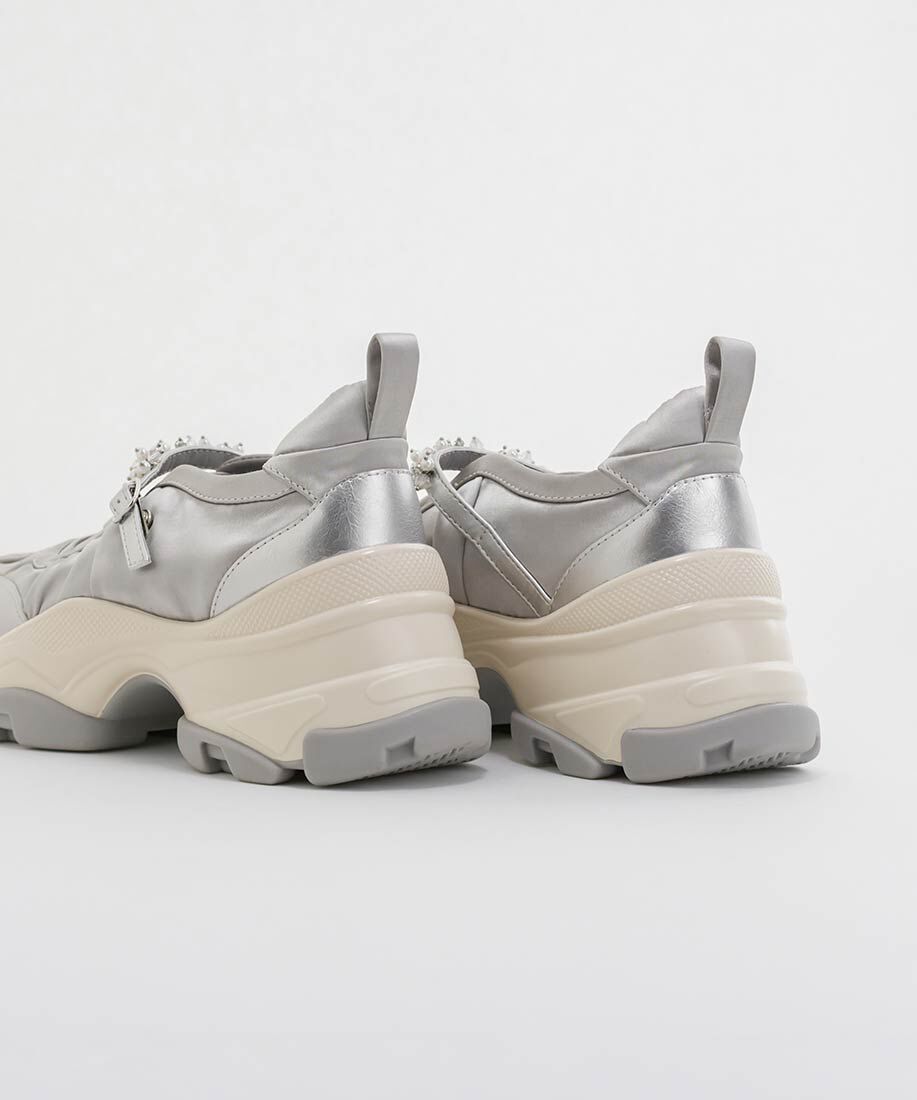  「ビジューベルトレースアップスニーカー」|スニーカー|