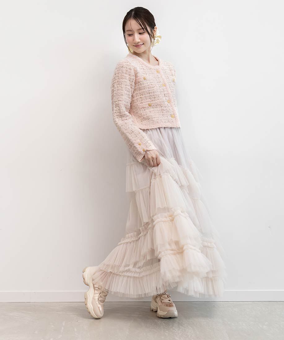  「ビジューベルトレースアップスニーカー」|スニーカー|