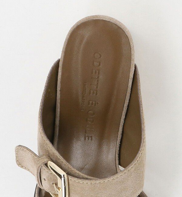 ODETTE E ODILE「ダブルワイドベルト ミュール サンダル60&uarr;」|サンダル|