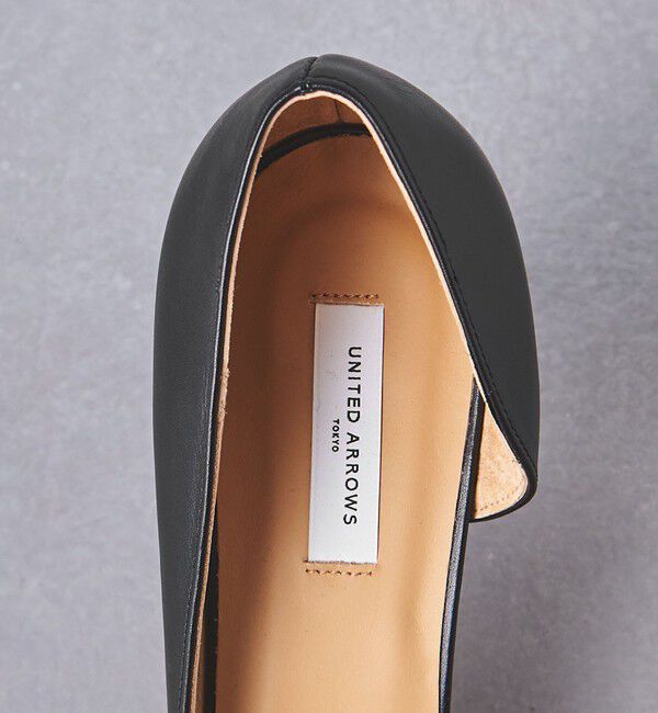 UNITED ARROWS「ポインテッド サイドオープン パンプス」|パンプス|
