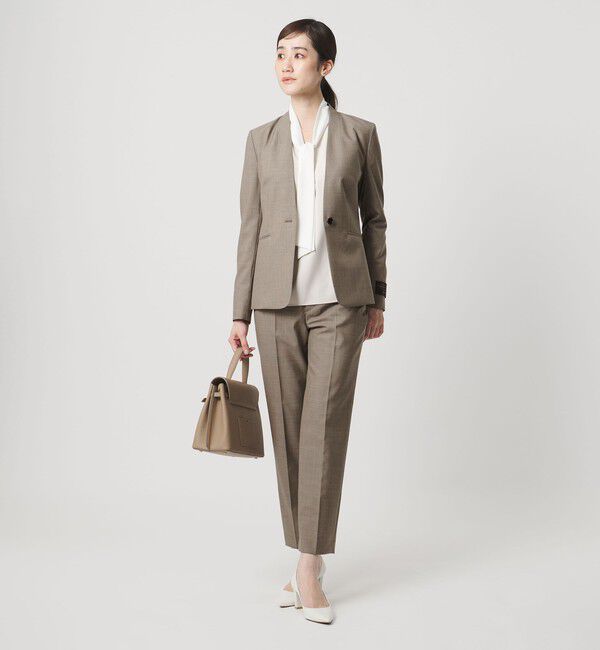 UNITED ARROWS「Vitale Barberis Canonico スリム テーパードパンツ 26SS」|スラックス|