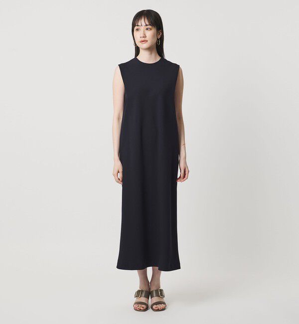 UNITED ARROWS「Drapy タック ノースリーブワンピース ‐ウォッシャブル‐」|ワンピース|