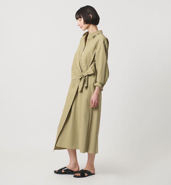 UNITED ARROWS「ドレープ ギャザー ワンピース ‐ウォッシャブル‐」|ワンピース|