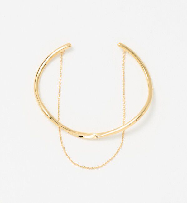 UNITED ARROWS「ライン&チェーン バングル」|ブレスレット・バングル|