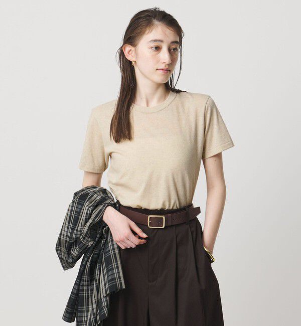 UNITED ARROWS「ラメ テンジク Tシャツ」|Tシャツ・カットソー|GOLD