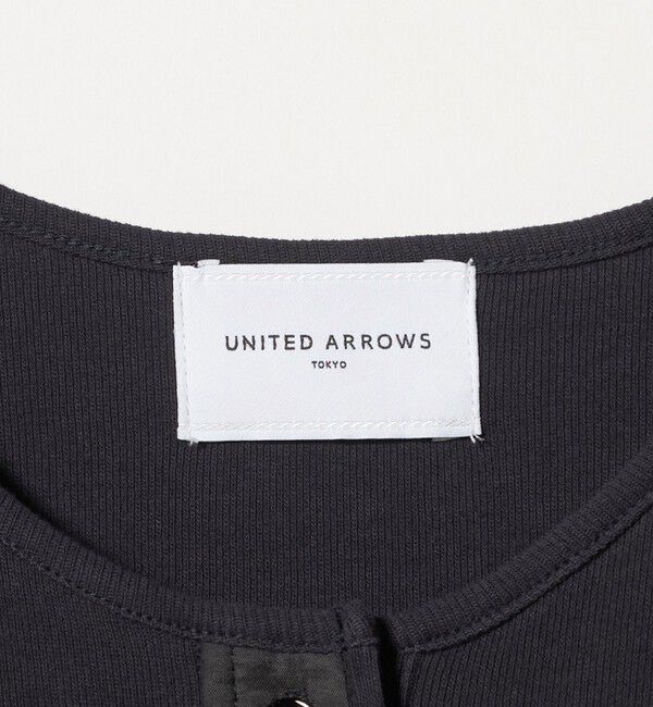 UNITED ARROWS「コットン フライス ヘンリーネック ロング Tシャツ」|Tシャツ・カットソー|