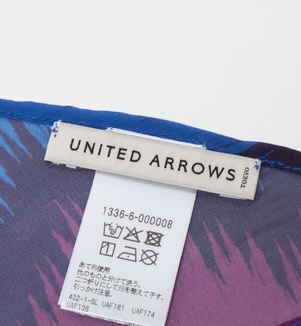 UNITED ARROWS「プリント スカーフ」|バンダナ・スカーフ|