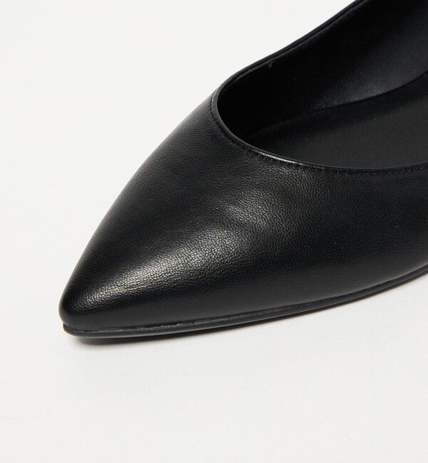 UNITED ARROWS green label relaxing「ポインテッド メタルライン フラットパンプス 撥水」|パンプス|