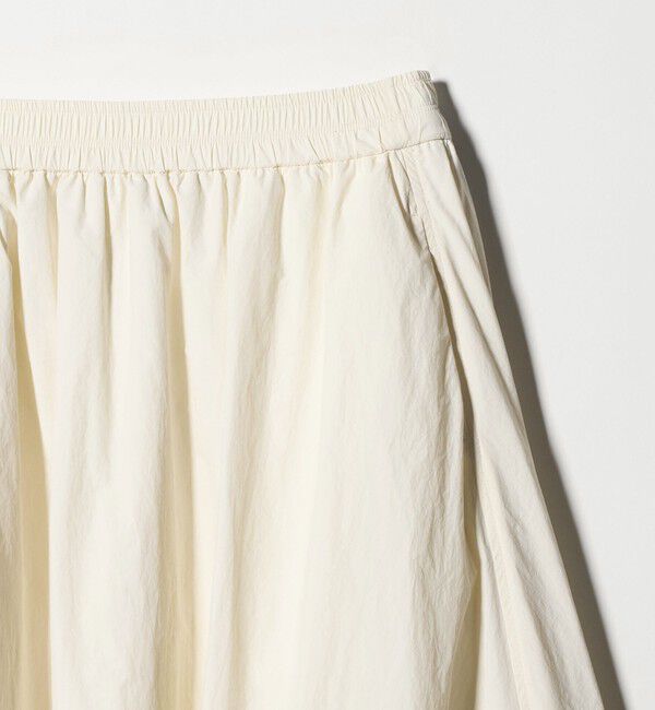 UNITED ARROWS green label relaxing「ギャザー フレア スカート オフホワイト」|フレア|