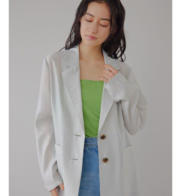 EMMEL REFINES「＜EMMEL REFINES＞EM ライトシアー テーラード ジャケット」|テーラードジャケット|