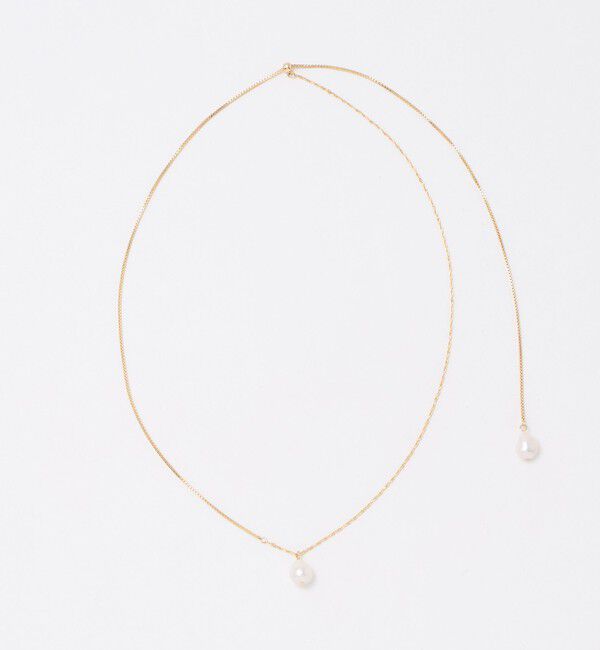 UNITED ARROWS green label relaxing「淡水パール スライドネックレス」|ネックレス|