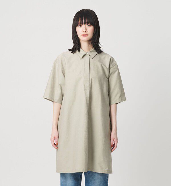 BEAUTY&YOUTH UNITED ARROWS「コットンナイロン ミニ シャツワンピース」|ワンピース|