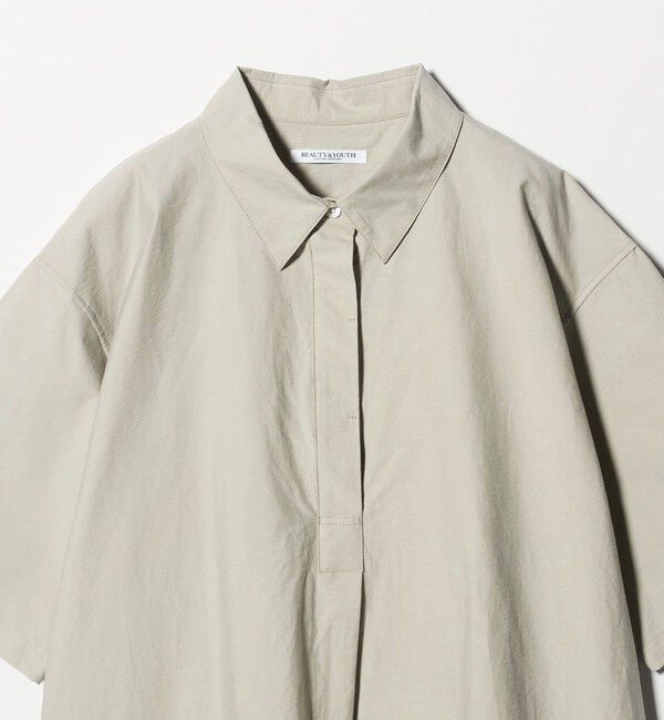 BEAUTY&YOUTH UNITED ARROWS「コットンナイロン ミニ シャツワンピース」|ワンピース|