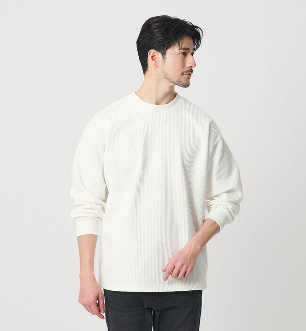BEAUTY&YOUTH UNITED ARROWS「【WEB限定 WARDROBE SMART】テックサーマル アジャスト カットソー【吸水速乾】」|Tシャツ・カットソー|WHITE
