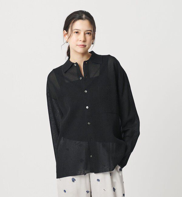 BEAUTY&YOUTH UNITED ARROWS「ミラノリブ シャツカーディガン ウォッシャブル」|カーディガン|