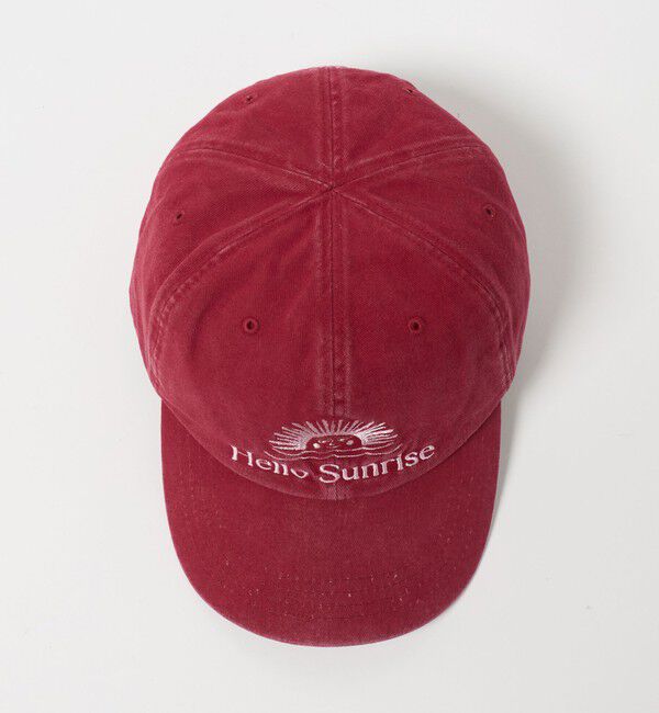 BEAUTY&YOUTH UNITED ARROWS「＜HELLO SUNRISE＞ウォッシュド オリジナル ロゴ キャップ」|キャップ・キャスケット|