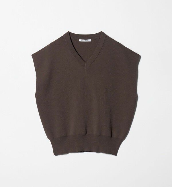 BEAUTY&YOUTH UNITED ARROWS「フルニードル フレンチスリーブ ニットプルオーバー ウォッシャブル」|ニット・セーター|