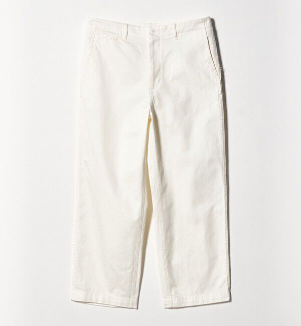 California General Store「＜CGS.＞オーガニック コットンチノ パンツ」|チノ|WHITE