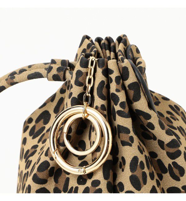 Ray BEAMS 「【WEB限定】 Hashibami / スエード ボンサック ポシェット」|ハンドバッグ|