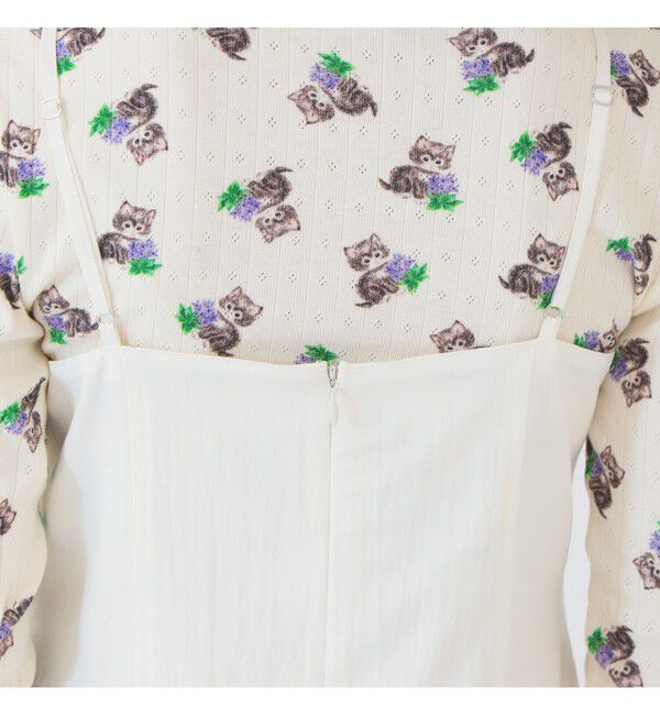 Ray BEAMS 「裾 フレアー キャミソール」|キャミソール|