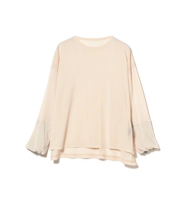 BEAMSBOY「maturely / チュール リバーシブル カフ ロングスリーブ」|Tシャツ・カットソー|