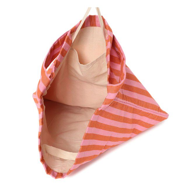 Ray BEAMS 「【別注】beej / 刺繍 ストライプ トート バッグ」|トートバッグ|