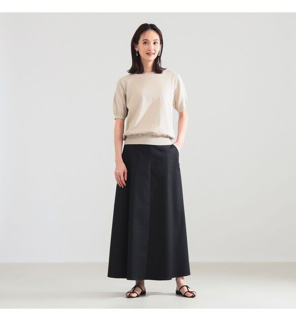 Demi-Luxe BEAMS 「ナチュラル オックス フレア スカート」|スカート|