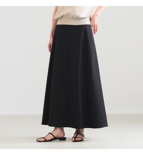 Demi-Luxe BEAMS 「ナチュラル オックス フレア スカート」|スカート|