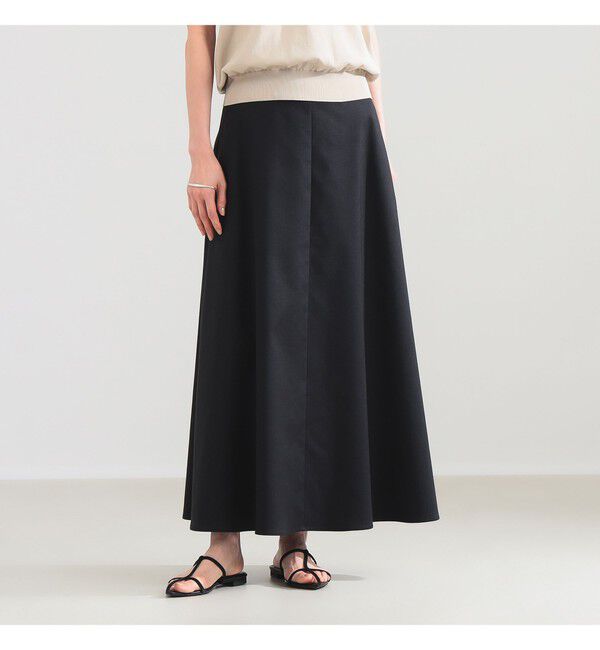 Demi-Luxe BEAMS 「ナチュラル オックス フレア スカート」|スカート|